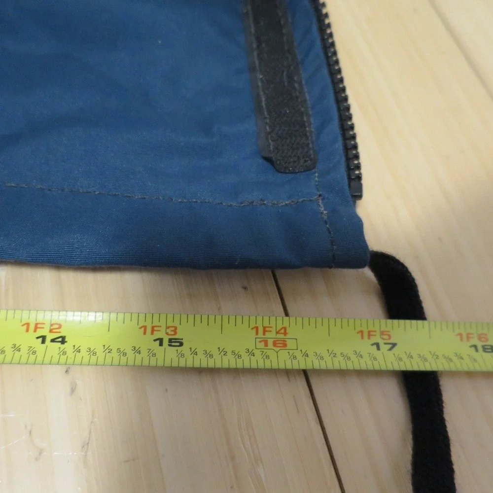 Vintage Boot Gaiters Waterproof Ski Climb Hiking‎ SnowShoe Blue Unisex Zipper